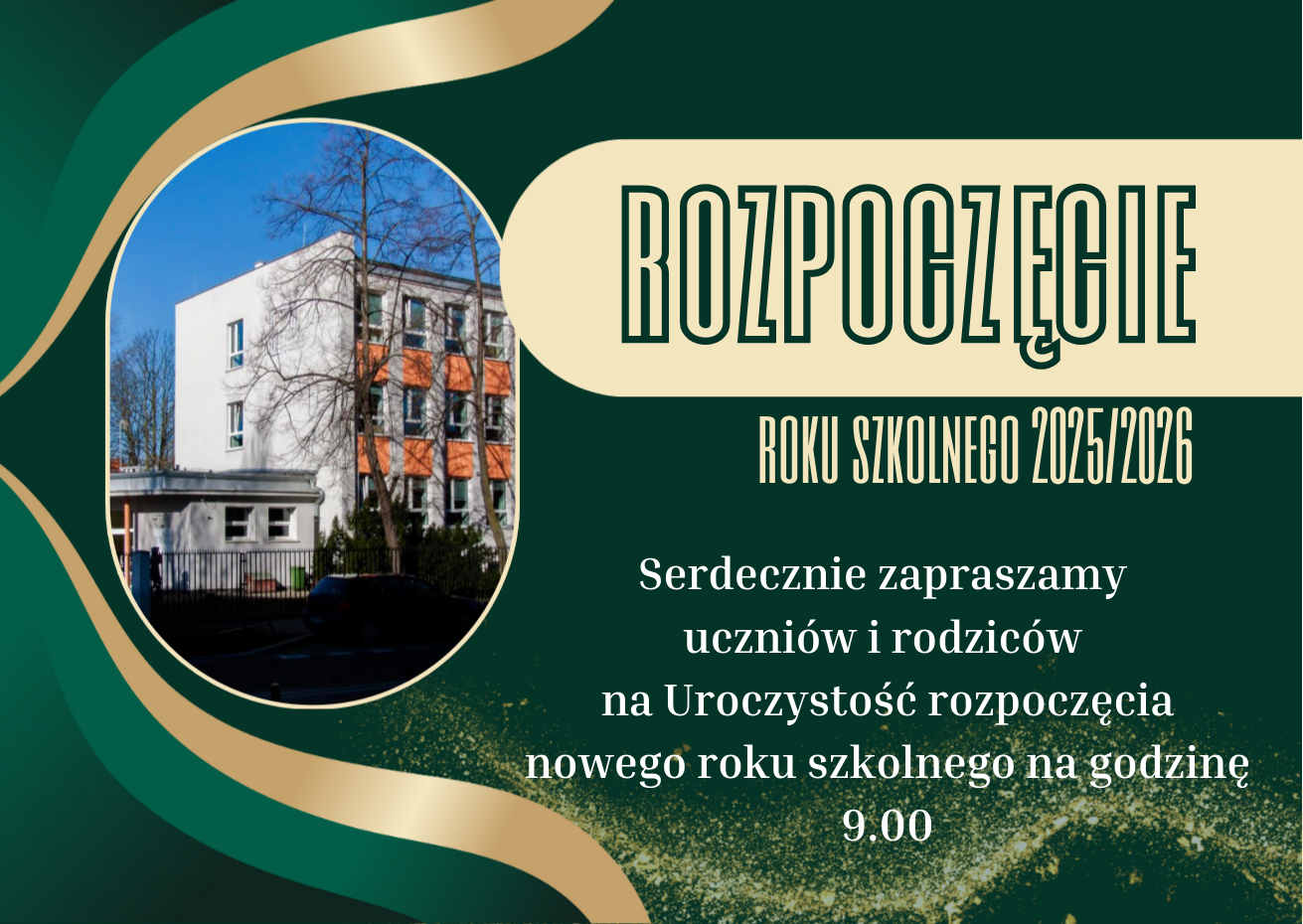 Uroczystość rozpoczęcia nowego roku szkolnego