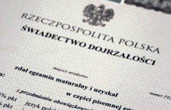 Odbiór świadectw dojrzałości